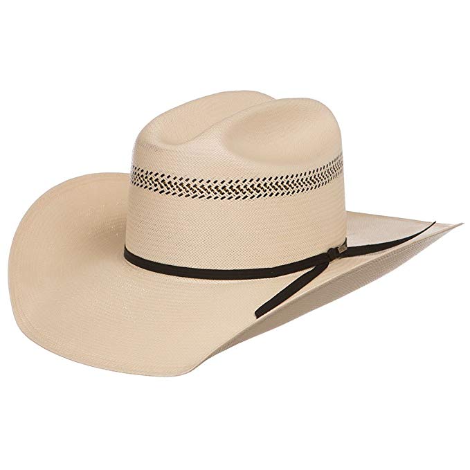 Resistol Mens 10X Leland 4 1/4 Brim Straw Cowboy Hat