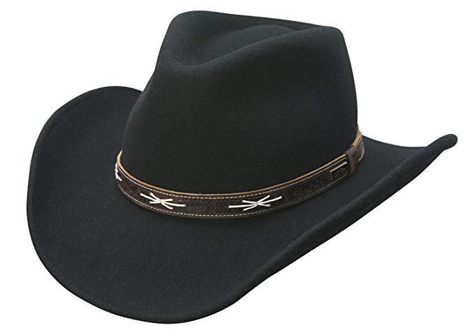 Conner Hats Men's High Noon Shapeable Western Wool Hat