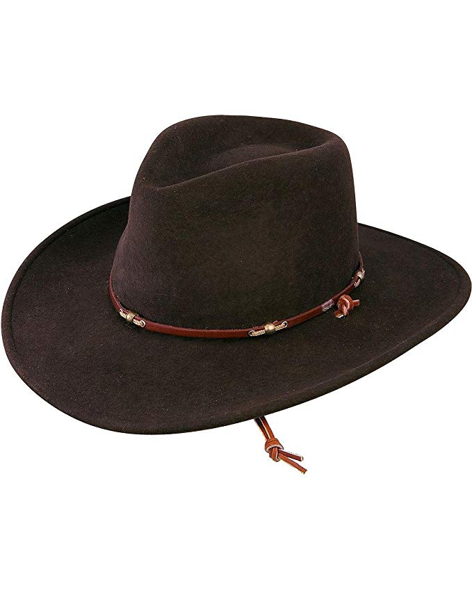 Stetson Men's Cordova Wildwood Crushable Hat Cordovan Medium