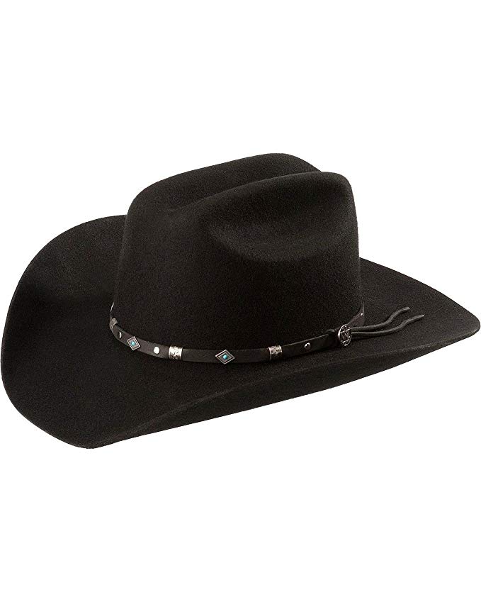 Jack Daniels Men's Daniel's Wool Felt Cowboy Hat - Jd03-B