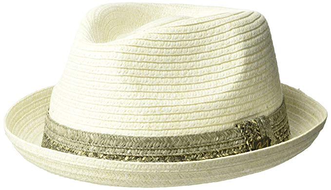 Bailey of Hollywood Men's Pelly Braided Fedora Trilby Hat