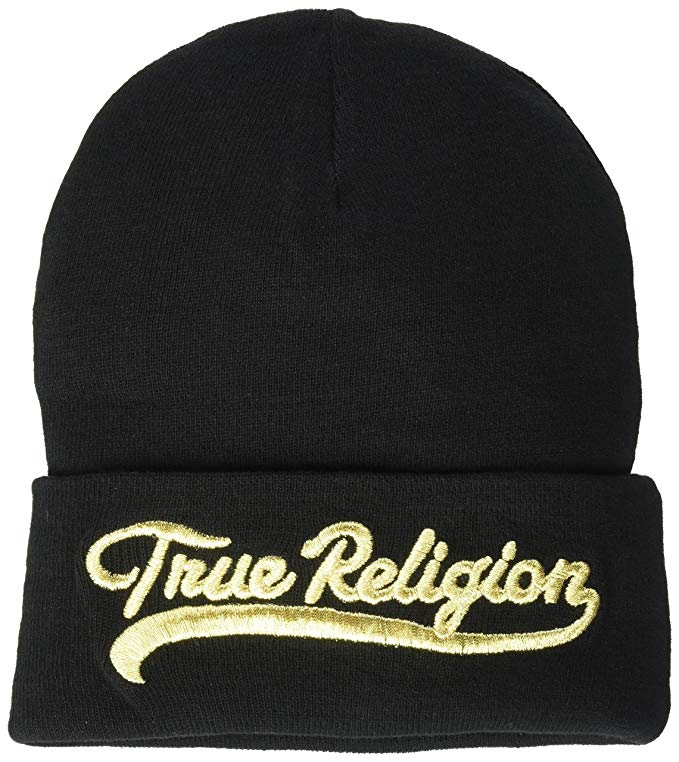True Religion Men's TR Script Watchcap