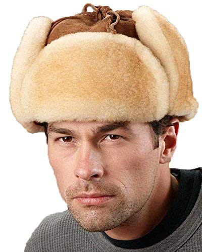 Frr Tan Trapper Hat - Alaska Shearling Sheepskin