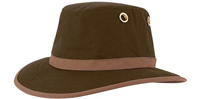 Tilley TWC7 Waxed Cotton Medium Brim Wash and Pack Outback Hat