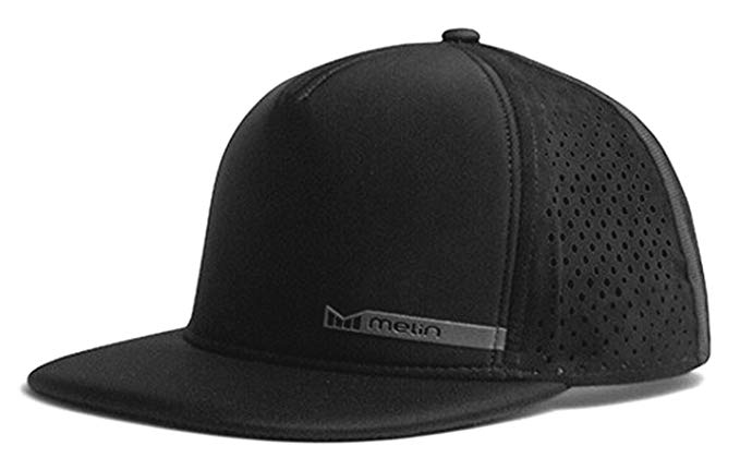 Melin Amphibian Snapback Hat-(Black/Black), One Size