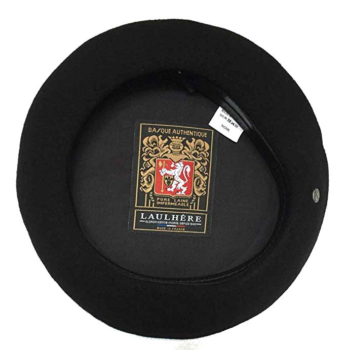 Laulhere Basque Authentique French Anglobasque Wool Beret