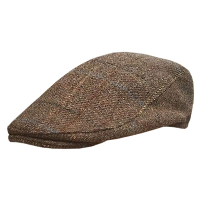 Brown Irish Golf Hat, Made in Ireland, Brown