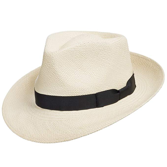 ULTRAFINO Genuine HAVANA Retro Panama Straw Hat Classic Lightweight ALL SIZES
