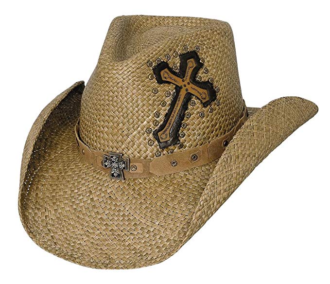 Montecarlo Bullhide Hats LIVING ON A PRAYER Genuine Panama Straw Cowboy Western Hat