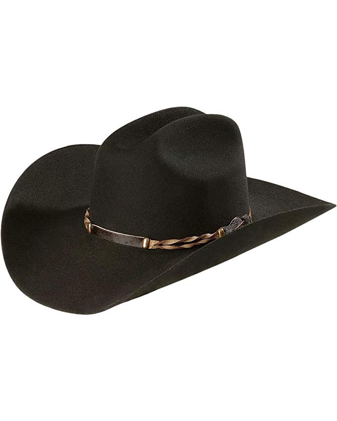 Stetson Men's 4X Portage Buffalo Felt Cowboy Hat - Sbprtg-724207 Black