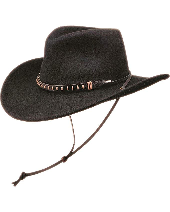 Black Creek Hats BC-2003 100% Crushable Wool Felt Western Cowboy Hat
