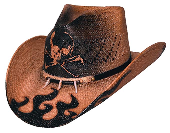 Montecarlo Bullhide Hats - DANGEROUS - Western Toyo Straw Cowboy Hat (XLarge)