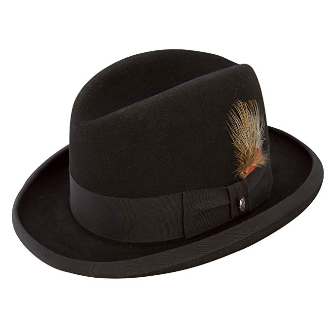 Stetson Fur Felt Homburg Hat