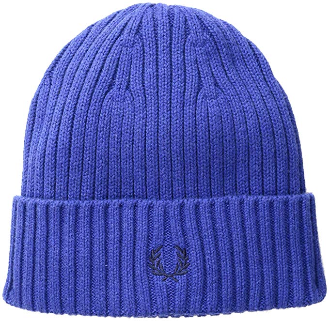 Fred Perry Men's Cotton Ribbed Beanie