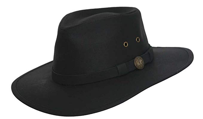 Outback Trading Co Mens Co. Kodiak Oilskin Hat Brown XX-Large