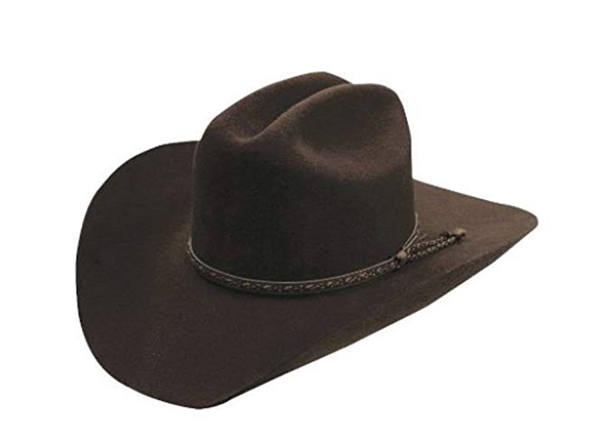 Silverado Men's Chocolate Wool Felt Cowboy Hat - Hazer