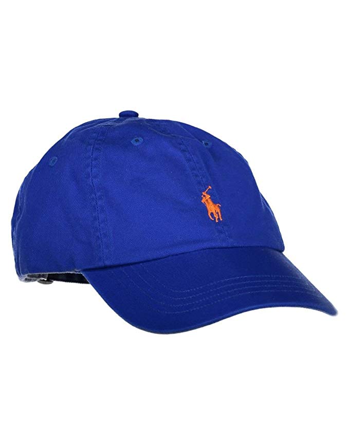 Polo Ralph Lauren Mens Embroidered Logo Ball Cap (One Size, Pure Sapphire}