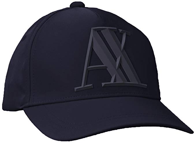 A|X Armani Exchange Men's 3D Rubber AX Tonal Logo