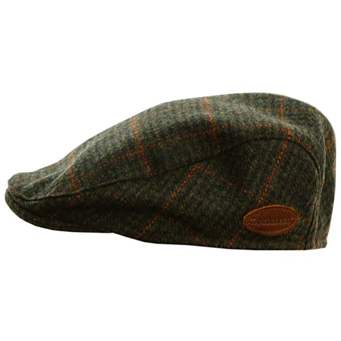 Celtic Clothing Company Flat Cap for Men, Irish Tweed, Traditional Style, Made in Ireland