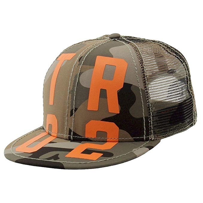 True Religion Men's TR02 Camo Spring Baseball Cap Hat (One Size Fits Most)