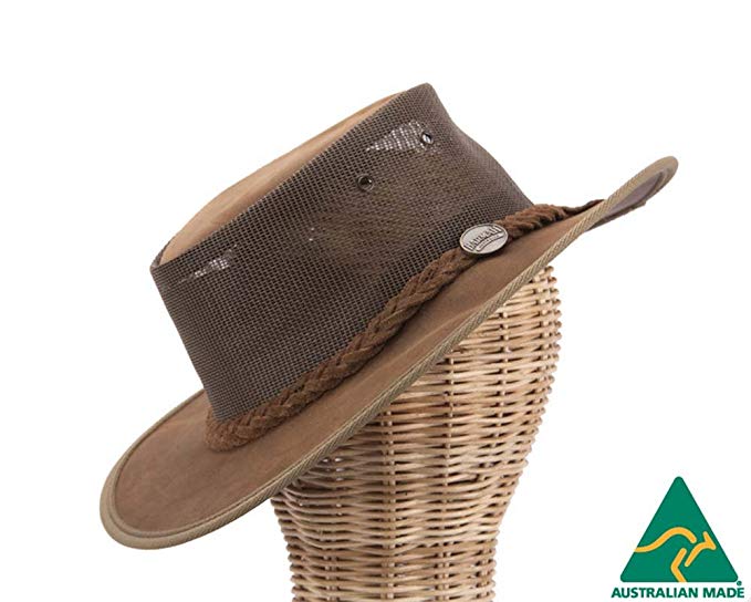 Hats From OZ Real Australian Leather Cooler Hat Made In Australia