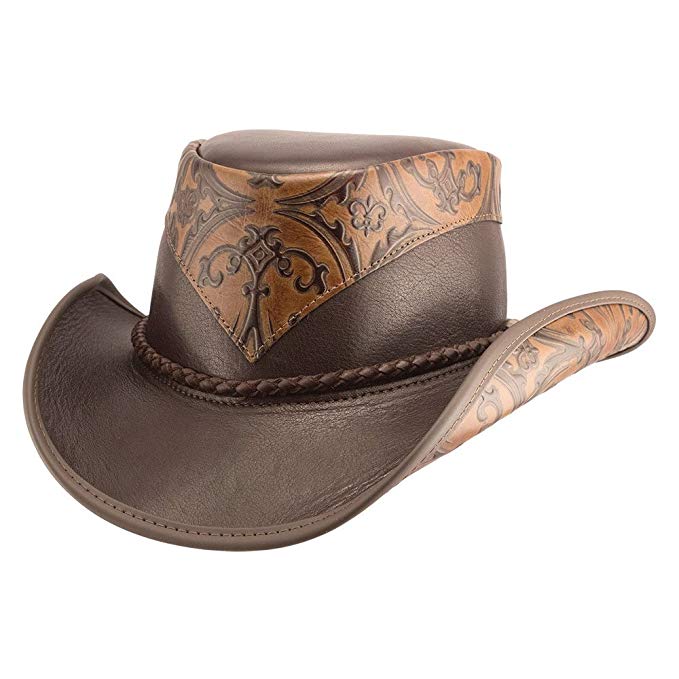 American Hat Makers Falcon by Double G Hats Western Cowboy Leather Hat