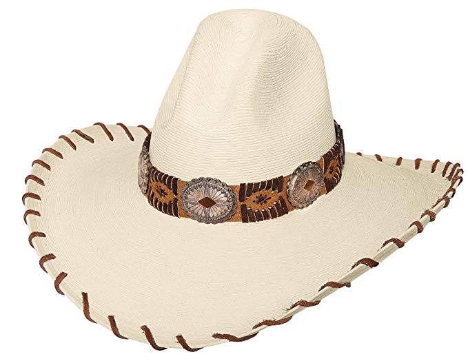 Montecarlo / Bullhide Hats - SIERRA VISTA 20X Palm Leaf Straw GUS West Cowboy Hat