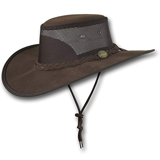 Barmah Hats X-Wide Brim Cattle Suede Cooler Leather Hat - Item 2019