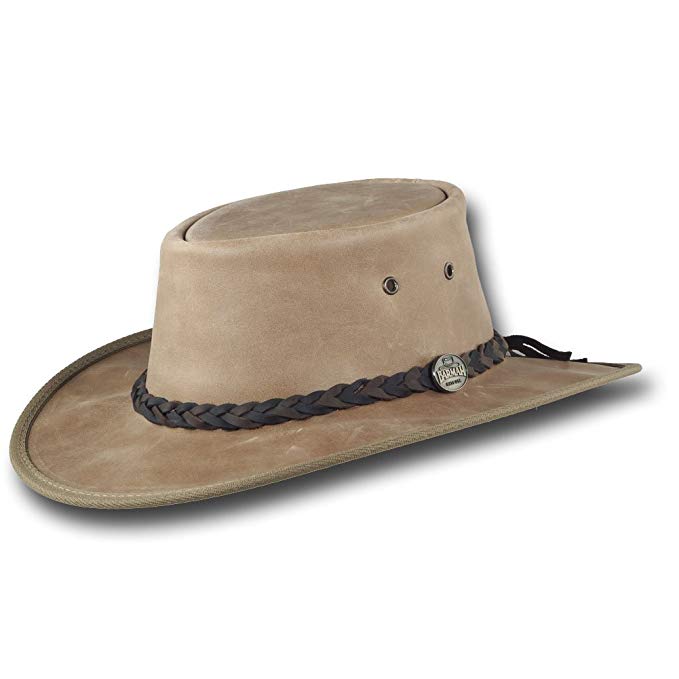 Barmah Hats Squashy Mustang Leather Hat - Item 1080