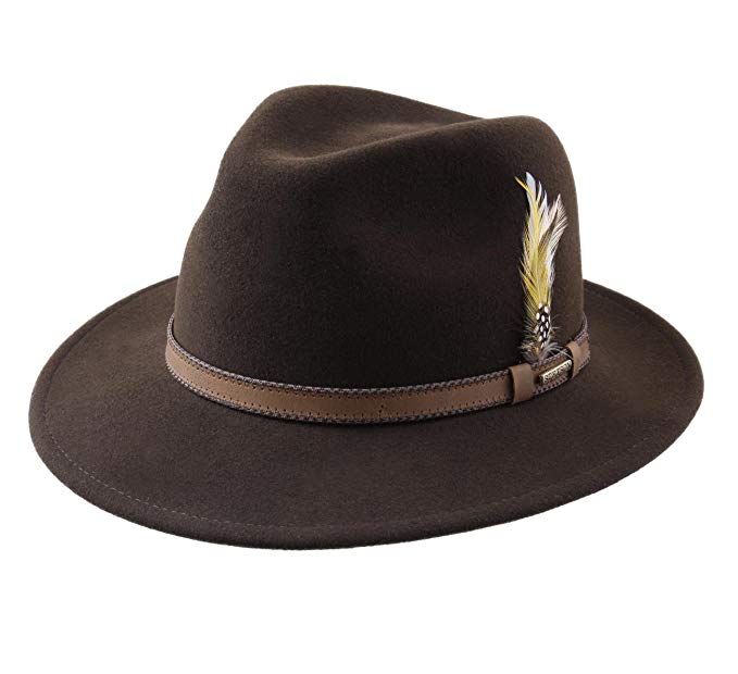 Stetson Rocklin Wool Felt Fedora Hat