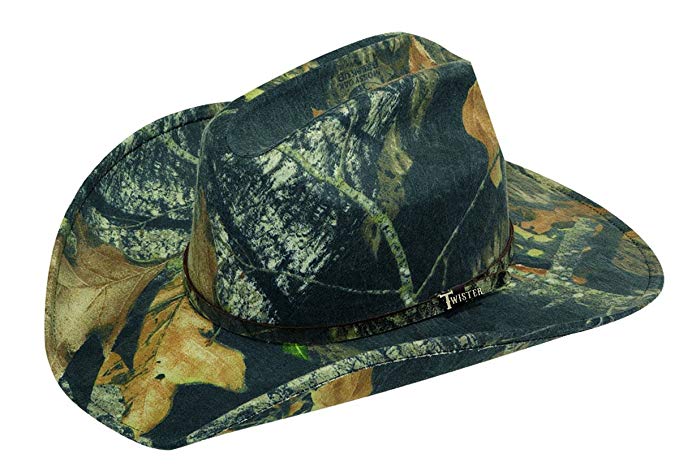 Mossy Oak Men's Camouflage Cowboy Hat Camouflage 6 7/8