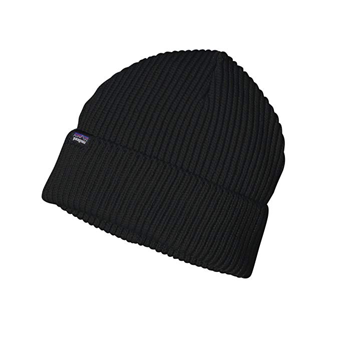 Patagonia Mens Knit Woven Beanie Hat Black O/S