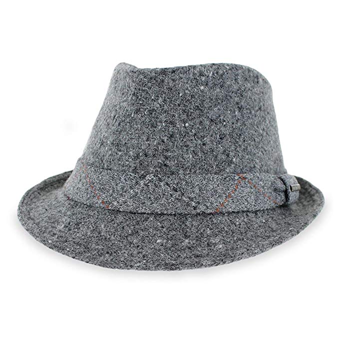 Stetson Men's Italian Fabric Fedora Hat