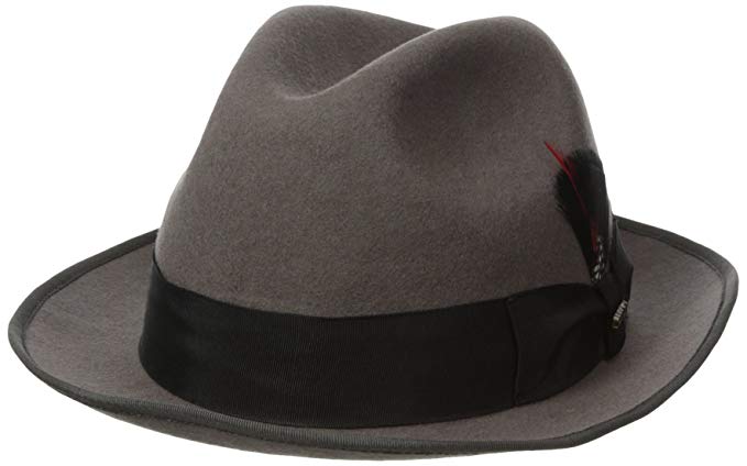 SCALA Classico Men's Wool Felt Fedora Hat