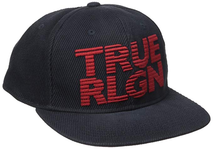 True Religion Men's Super Twill Flat Brim Cap