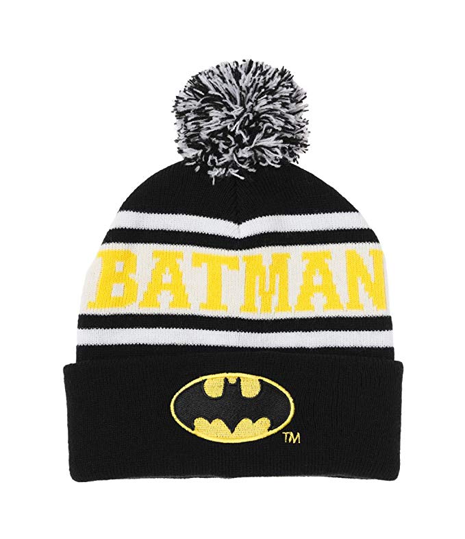 Batman Bat Logo Cuffed Beanie Hat