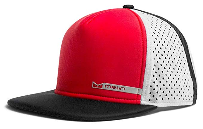 Melin Amphibian Snapback Hat - (Red/Grey) One Size