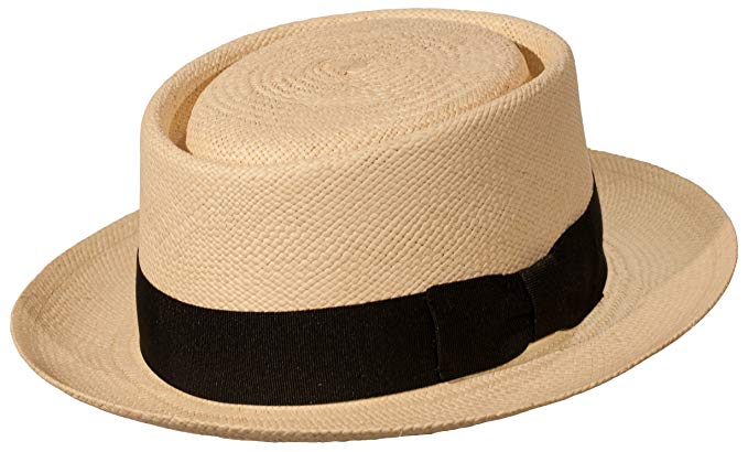 Levine Hat Co. Men's Genuine Panama 'Citizen' Porkpie Hat