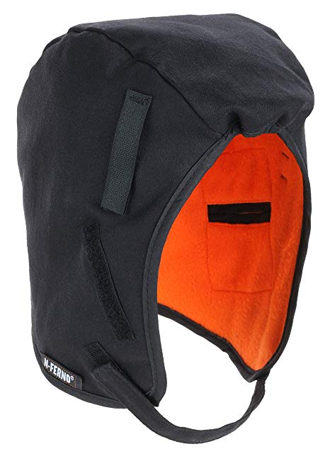 N-Ferno 6860 Hard Hat Winter Liner, Flame Resistant Outer Shell, Thermal Fleece Lining