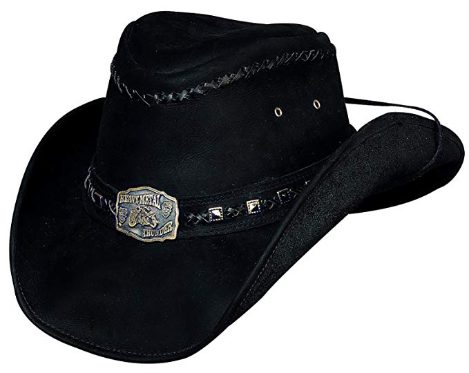 Bullhide Hats Thunder Struck Leather Western Cowboy Hat 4013BL