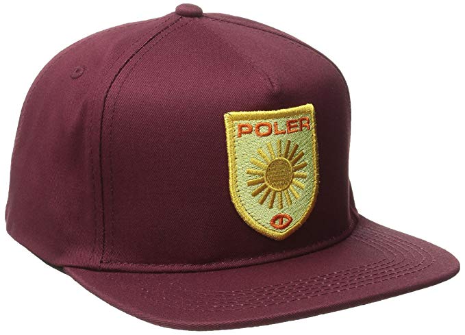 Poler Men's Snap Back D Patches Sweet Berry Wine