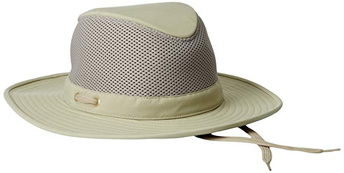 Tilley Unisex LTM8 Nylon with High All Mesh Crown Hat, 7 1/8 or 22 3/8 in. Special Order, Khaki with Olive Underbrim
