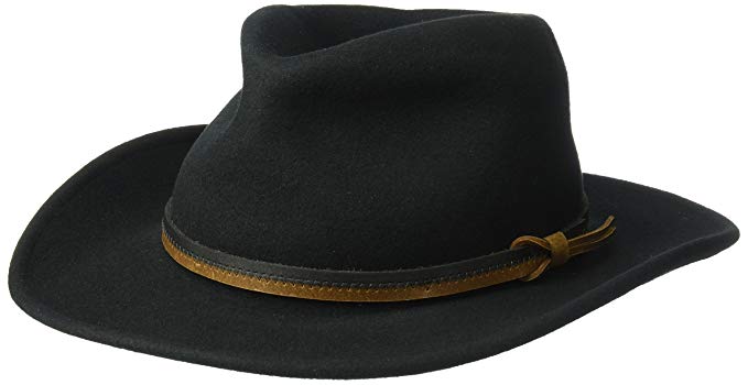 Country Gentleman Men's Outback Wool Drop Brim Fedora Hat