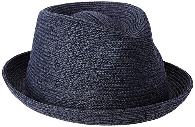 Bailey Men's Billy Trilby Hat, Blue (Navy), Large