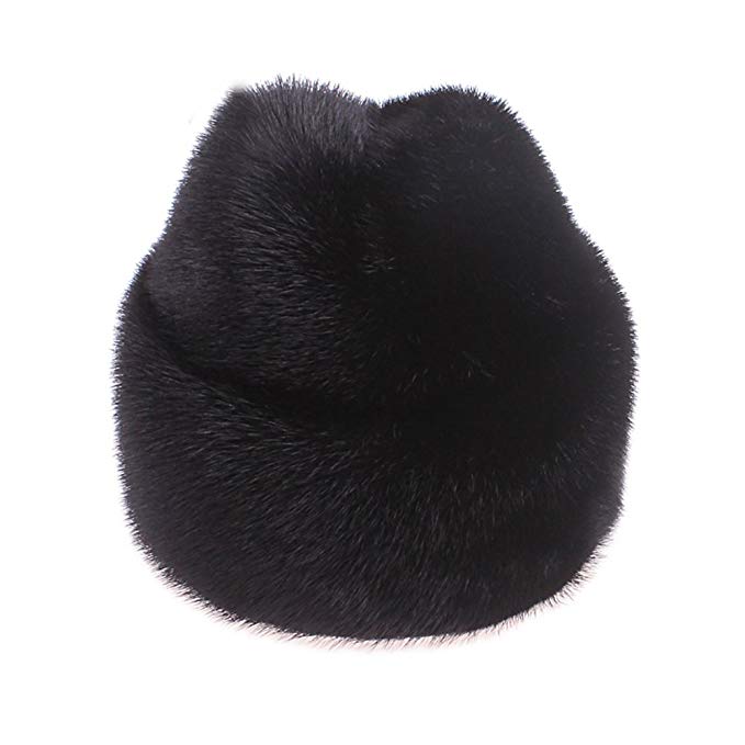 Dikoaina Men's Whole Set Mink Full Fur Russian Cossack Hat