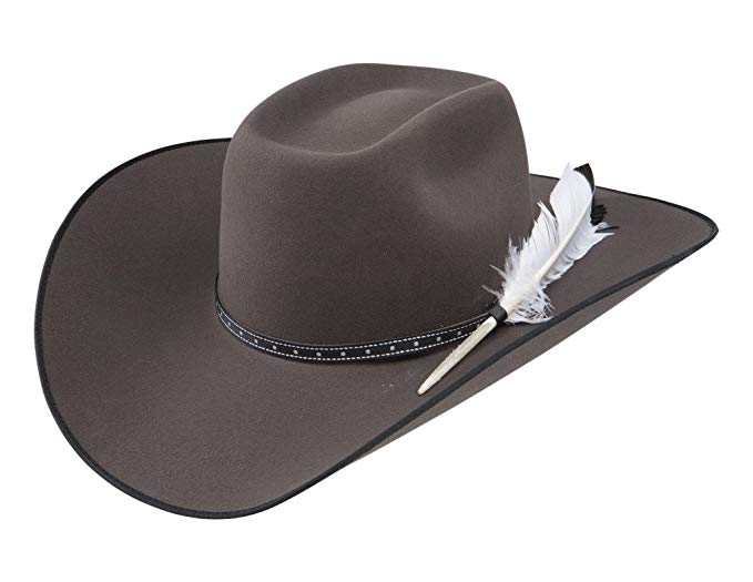 Resistol Mens 79 Phantom 4 1/4in Brim Felt Cowboy Hat