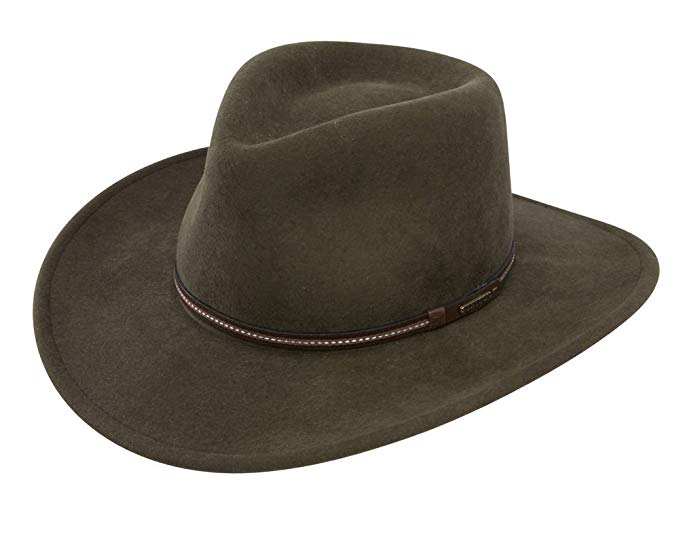 Stetson Gallatin Crushable Wool Felt Hat - Sage - 2XL