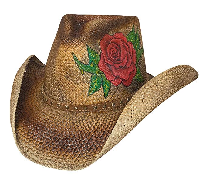 Montecarlo Bullhide Hats LOVE STORY Genuine Panama Straw Western Cowboy Hat