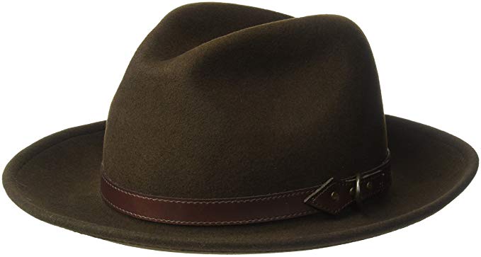 Country Gentleman Men's Dunmore Classic Wool Fedora Hat
