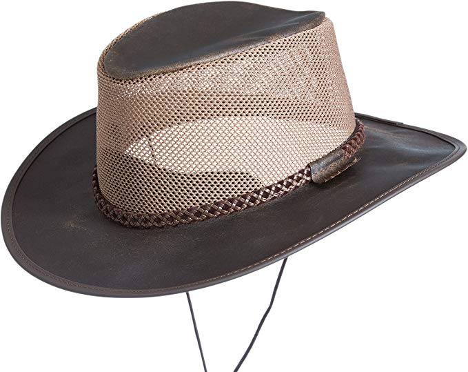 Monterey Bay Crushable Leather Breezer Western Hat